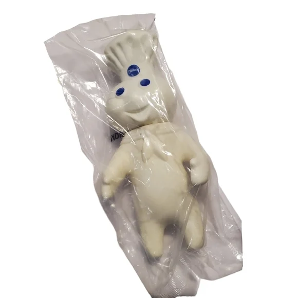 NEW VTG TPC 1971 Pillsbury Doughboy Poppin' fresh swival head vinyl Doll - Picture 2 of 6